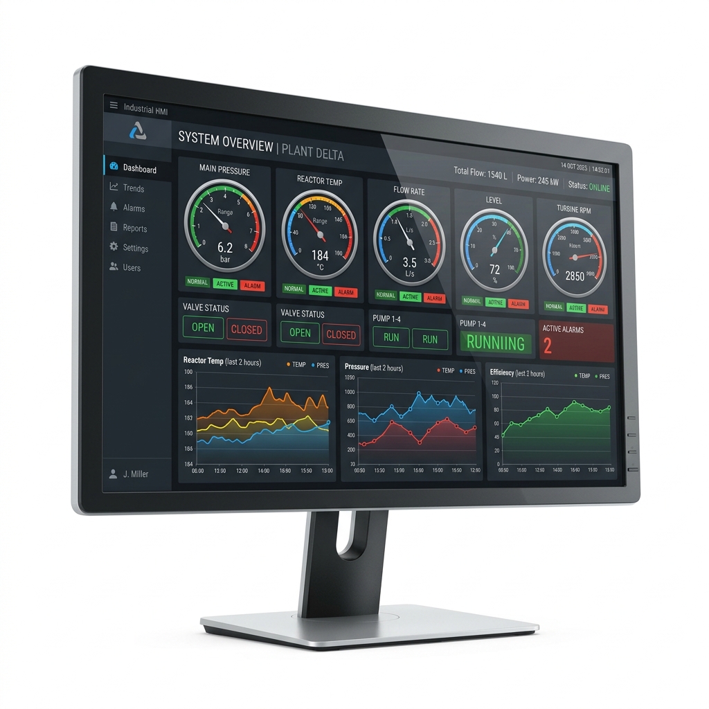 SCADA Automated Process Control Station